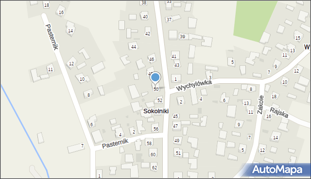 Sokolniki, Sandomierska, 50, mapa Sokolniki