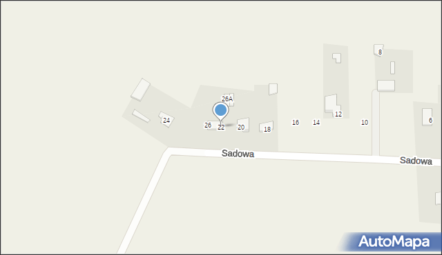Stare Kupiski, Sadowa, 22, mapa Stare Kupiski