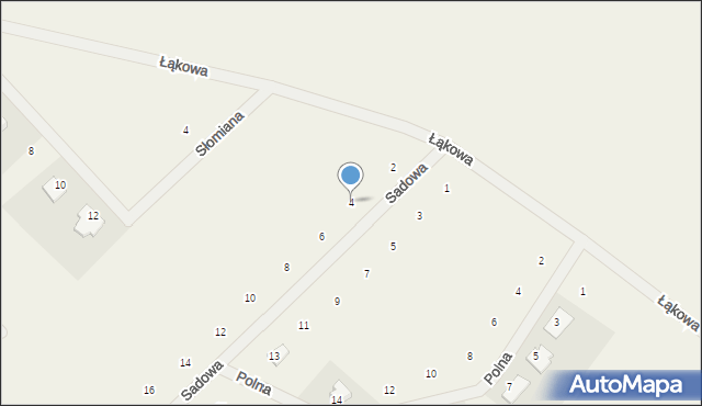 Stronno, Sadowa, 4, mapa Stronno