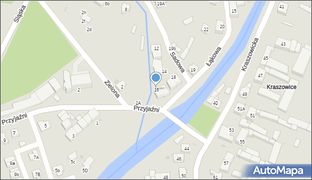 Świdnica, Sadowa, 16, mapa Świdnicy