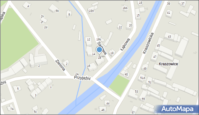Świdnica, Sadowa, 18, mapa Świdnicy