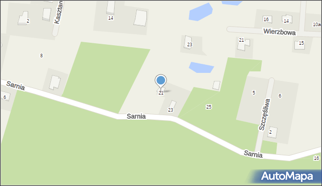 Szembekowo, Sarnia, 21, mapa Szembekowo