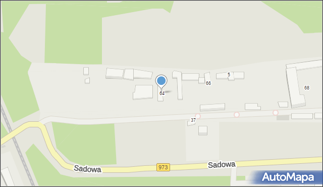 Tarnów, Sadowa, 64, mapa Tarnów