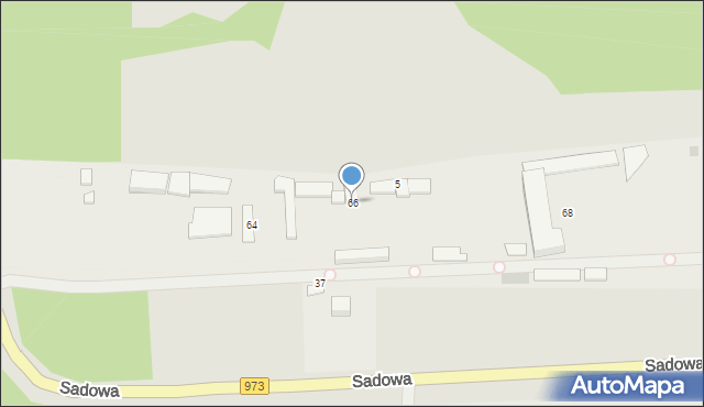 Tarnów, Sadowa, 66, mapa Tarnów