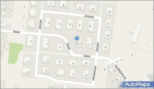 Tarnowo Podgórne, Sasa Zbigniewa, ks., 3, mapa Tarnowo Podgórne