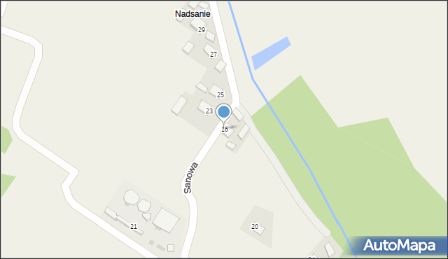 Tuczempy, Sanowa, 16, mapa Tuczempy