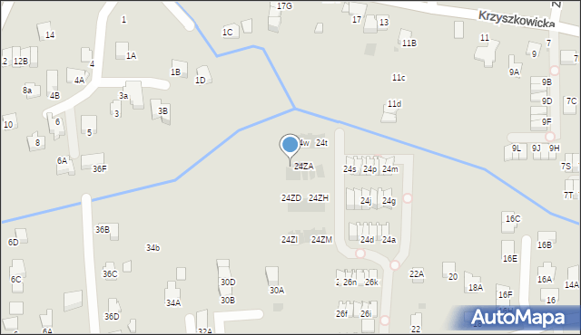 Wieliczka, Sadowa, 24y, mapa Wieliczka