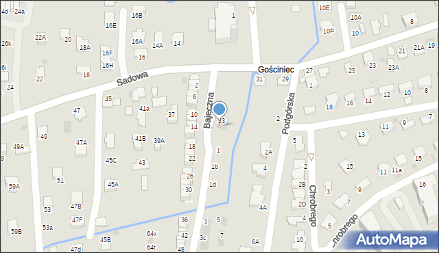 Wieliczka, Sadowa, 35, mapa Wieliczka