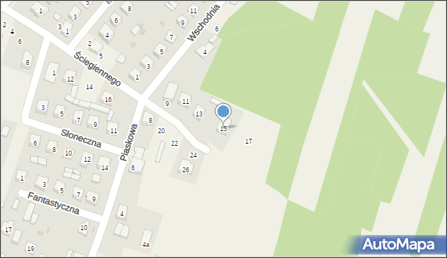 Chodel, Ściegiennego Piotra, ks., 15, mapa Chodel