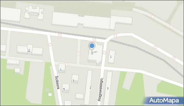 Dęblin, Ścibiora Szczepana, płk. pil., 2, mapa Dęblin