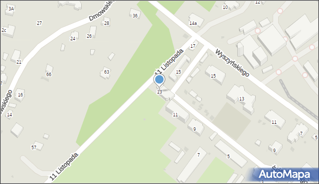 Gorlice, Ściegiennego Piotra, ks., 13, mapa Gorlic