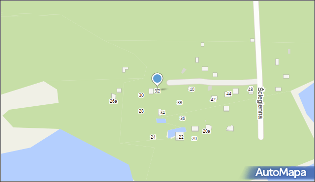 Jaworznik, Ściegienna, 32, mapa Jaworznik