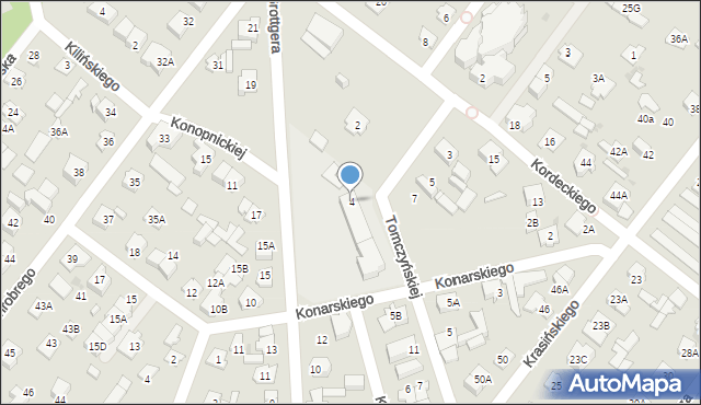 Legionowo, Schabowskiego Józefa, ks., 4, mapa Legionowo