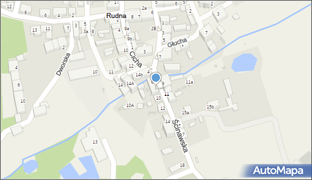 Rudna, Ścinawska, 8, mapa Rudna