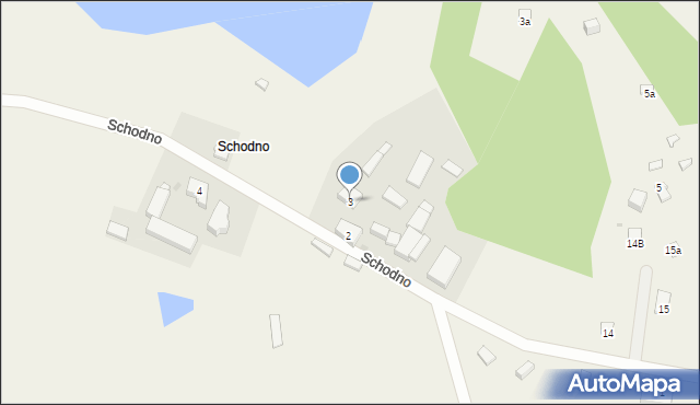 Schodno, Schodno, 3, mapa Schodno