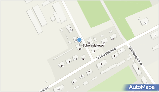 Scholastykowo, Scholastykowo, 17, mapa Scholastykowo