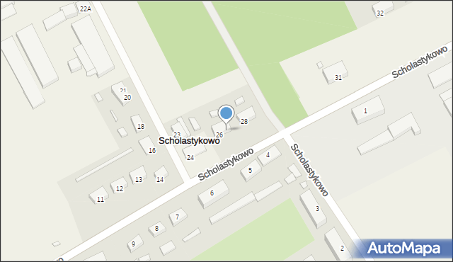 Scholastykowo, Scholastykowo, 27, mapa Scholastykowo