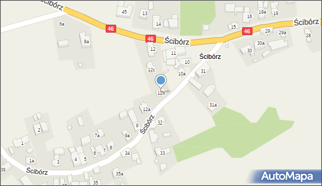 Ścibórz, Ścibórz, 12b, mapa Ścibórz