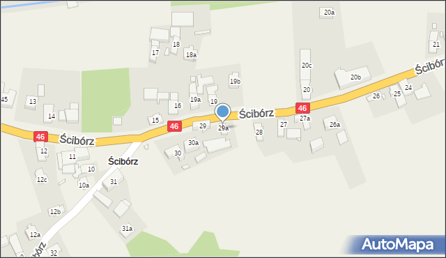 Ścibórz, Ścibórz, 29a, mapa Ścibórz