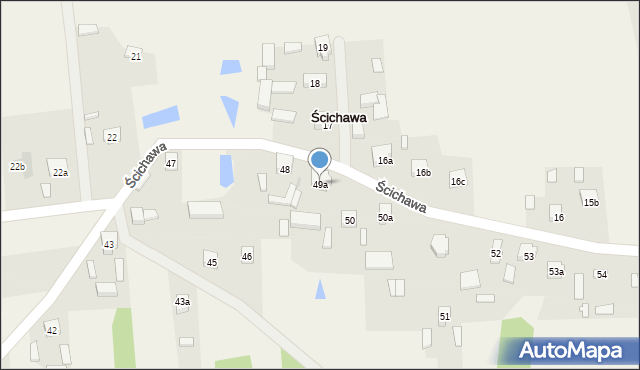 Ścichawa, Ścichawa, 49a, mapa Ścichawa