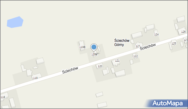 Ściechów, Ściechów, 119a, mapa Ściechów