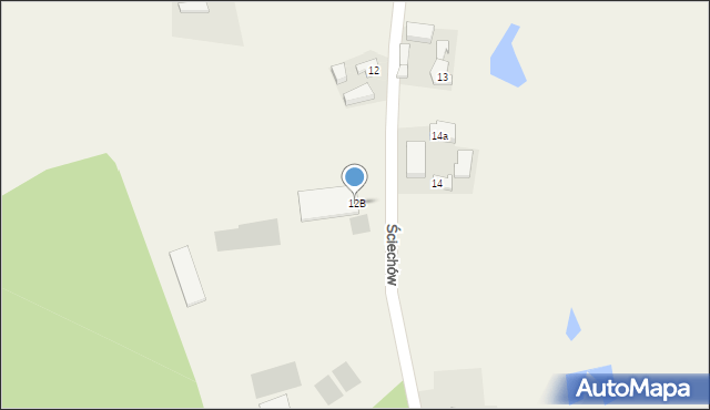 Ściechów, Ściechów, 12B, mapa Ściechów