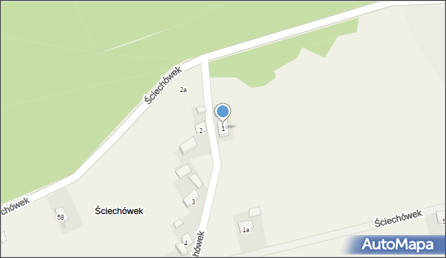 Ściechówek, Ściechówek, 1, mapa Ściechówek