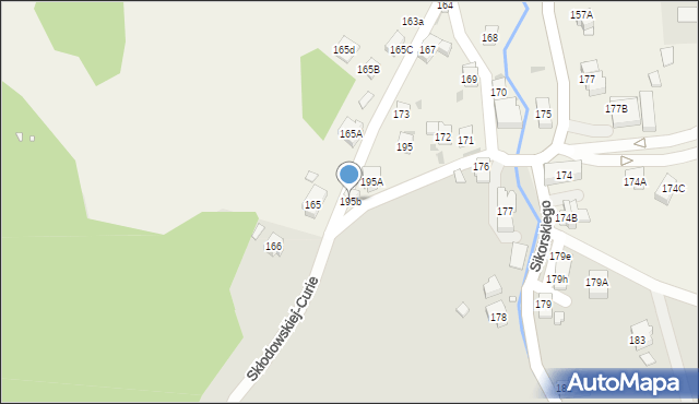 Ścięgny, Ścięgny, 195b, mapa Ścięgny