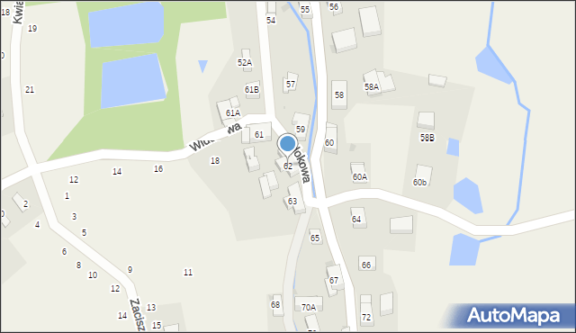 Ścięgny, Ścięgny, 62, mapa Ścięgny