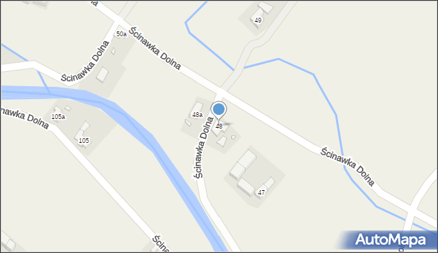 Ścinawka Dolna, Ścinawka Dolna, 48, mapa Ścinawka Dolna