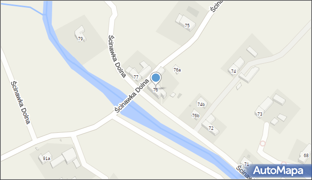 Ścinawka Dolna, Ścinawka Dolna, 76, mapa Ścinawka Dolna