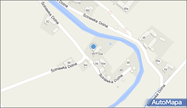 Ścinawka Dolna, Ścinawka Dolna, 93, mapa Ścinawka Dolna