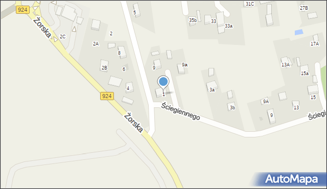 Stanowice, Ściegiennego Piotra, ks., 1, mapa Stanowice