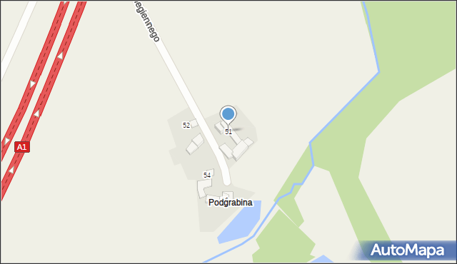 Stanowice, Ściegiennego Piotra, ks., 51, mapa Stanowice