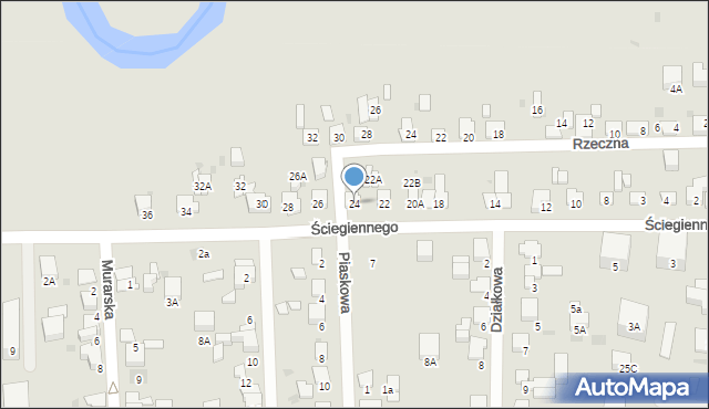 Starogard Gdański, Ściegiennego Piotra, ks., 24, mapa Starogard Gdański