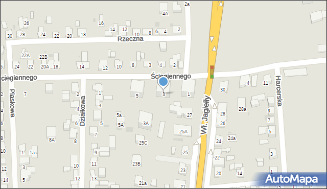 Starogard Gdański, Ściegiennego Piotra, ks., 3, mapa Starogard Gdański