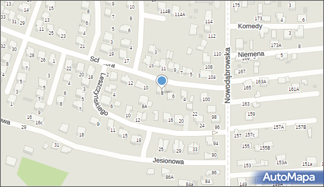 Tarnów, Schillera Leona, 8, mapa Tarnów