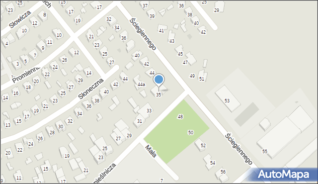 Tomaszów Lubelski, Ściegiennego Piotra, ks., 46, mapa Tomaszów Lubelski