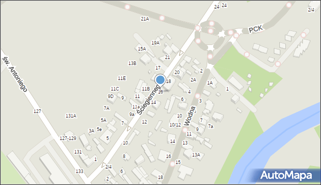 Tomaszów Mazowiecki, Ściegiennego Piotra, ks., 16, mapa Tomaszów Mazowiecki