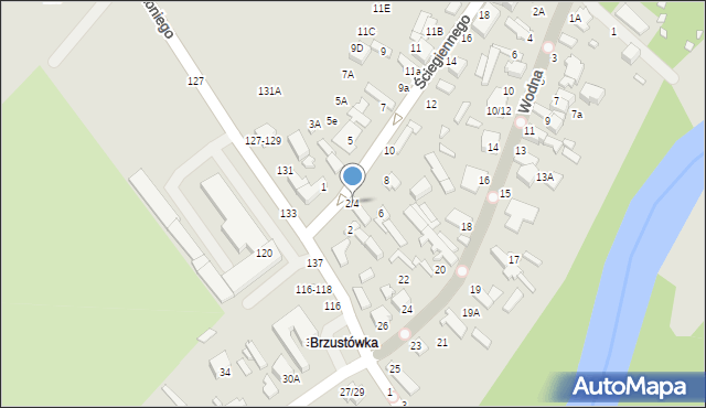 Tomaszów Mazowiecki, Ściegiennego Piotra, ks., 2/4, mapa Tomaszów Mazowiecki