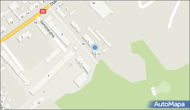 Drawsko Pomorskie, Seminaryjna, 5, mapa Drawsko Pomorskie