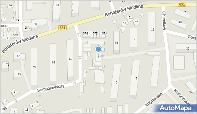 Nowy Dwór Mazowiecki, Sempołowskiej Stefanii, 1, mapa Nowy Dwór Mazowiecki