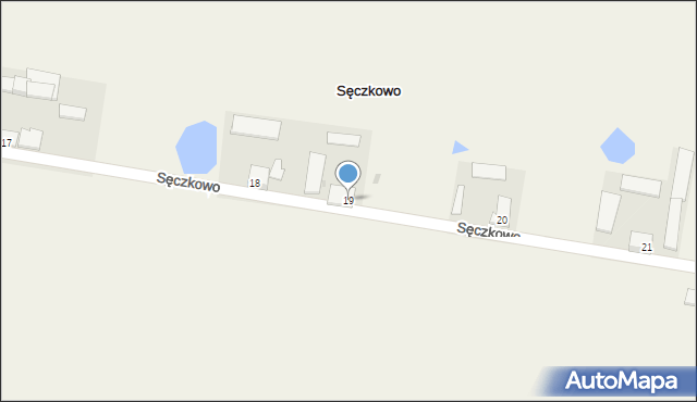 Sęczkowo, Sęczkowo, 19, mapa Sęczkowo