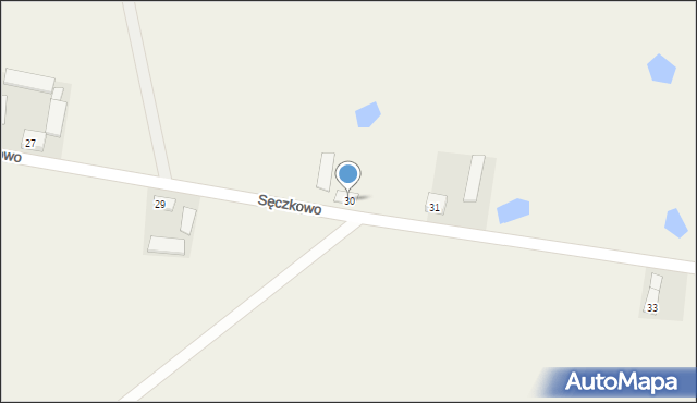 Sęczkowo, Sęczkowo, 30, mapa Sęczkowo