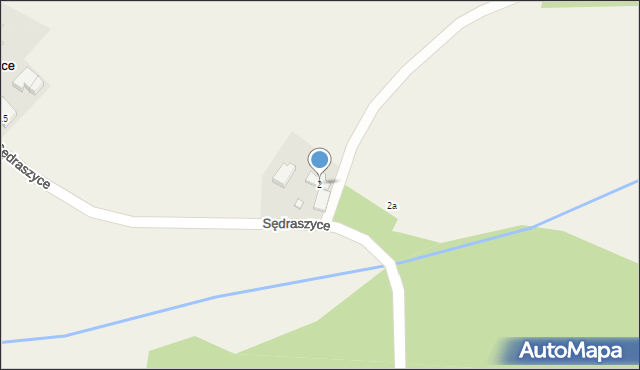 Sędraszyce, Sędraszyce, 2, mapa Sędraszyce