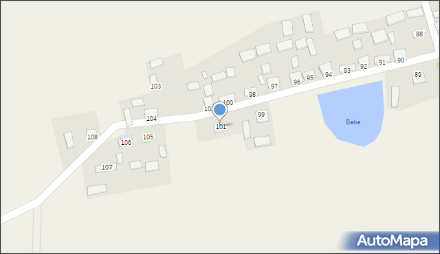 Sędziejowice, Sędziejowice, 101, mapa Sędziejowice