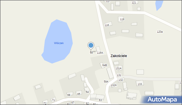 Sędziejowice, Sędziejowice, 59, mapa Sędziejowice