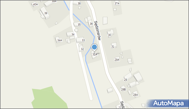 Sędzimirów, Sędzimirów, 31A, mapa Sędzimirów