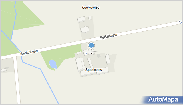 Sędziszew, Sędziszew, 3, mapa Sędziszew