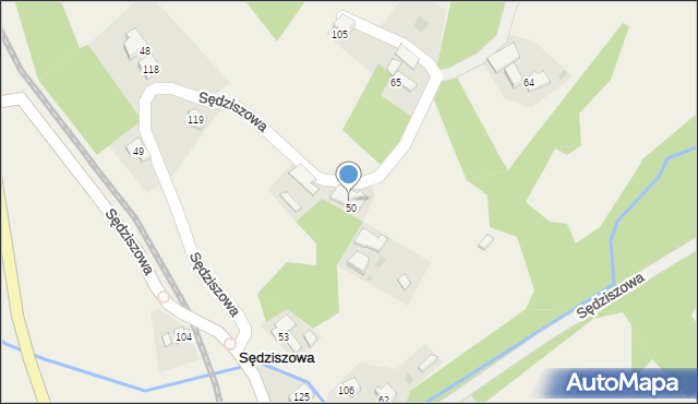 Sędziszowa, Sędziszowa, 31, mapa Sędziszowa